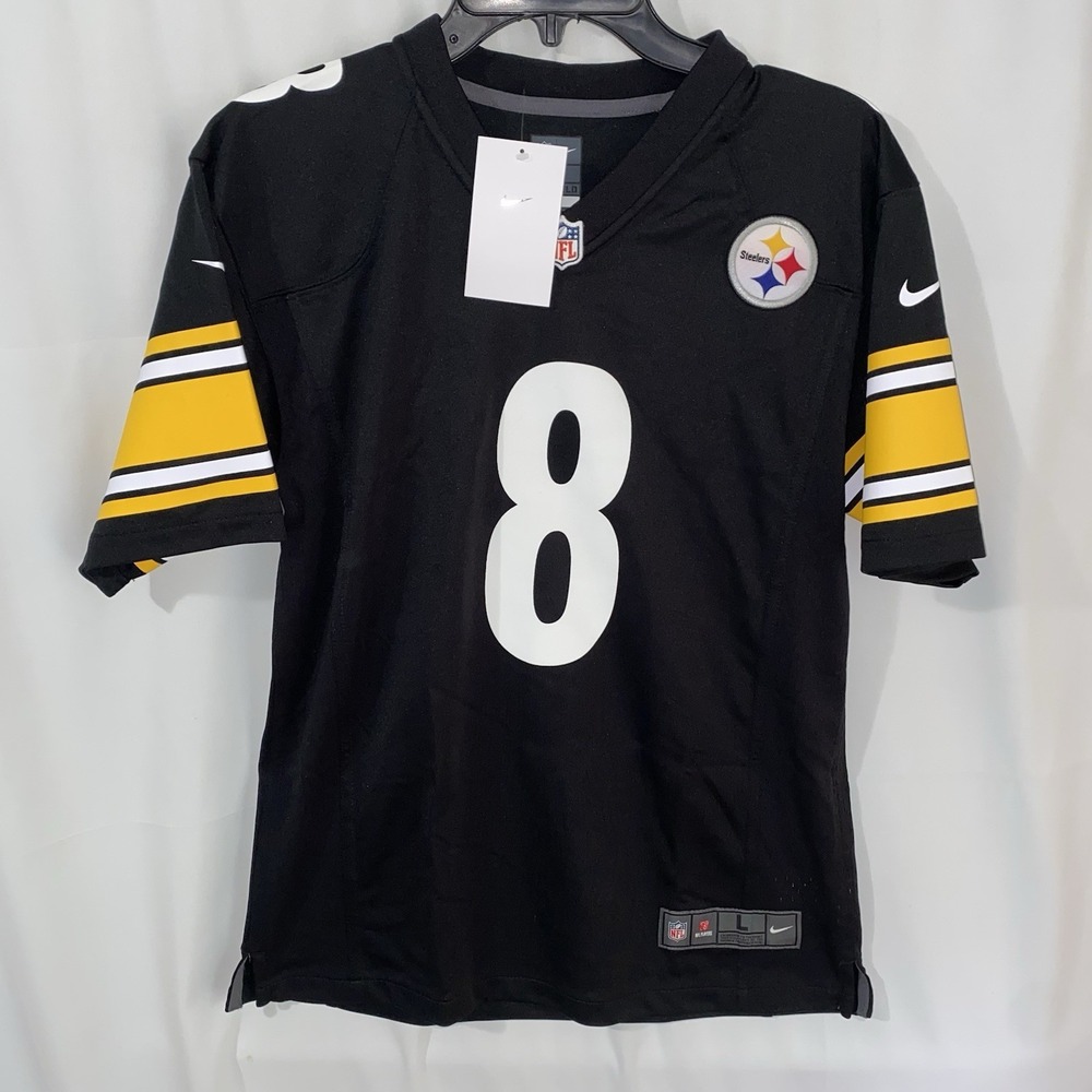NWT‎ Nike On Field Pittsburgh Steelers #8 Kenny Pickett Jersey Youth Kids Large